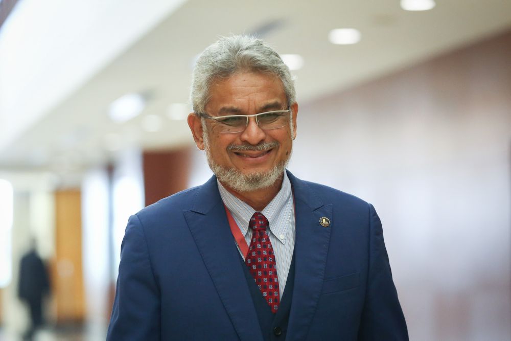Shah Alam MP Khalid Abdul Samad is pictured at Parliament in Kuala Lumpur July 14, 2020. u00e2u20acu201d Picture by Yusof Mat Isa