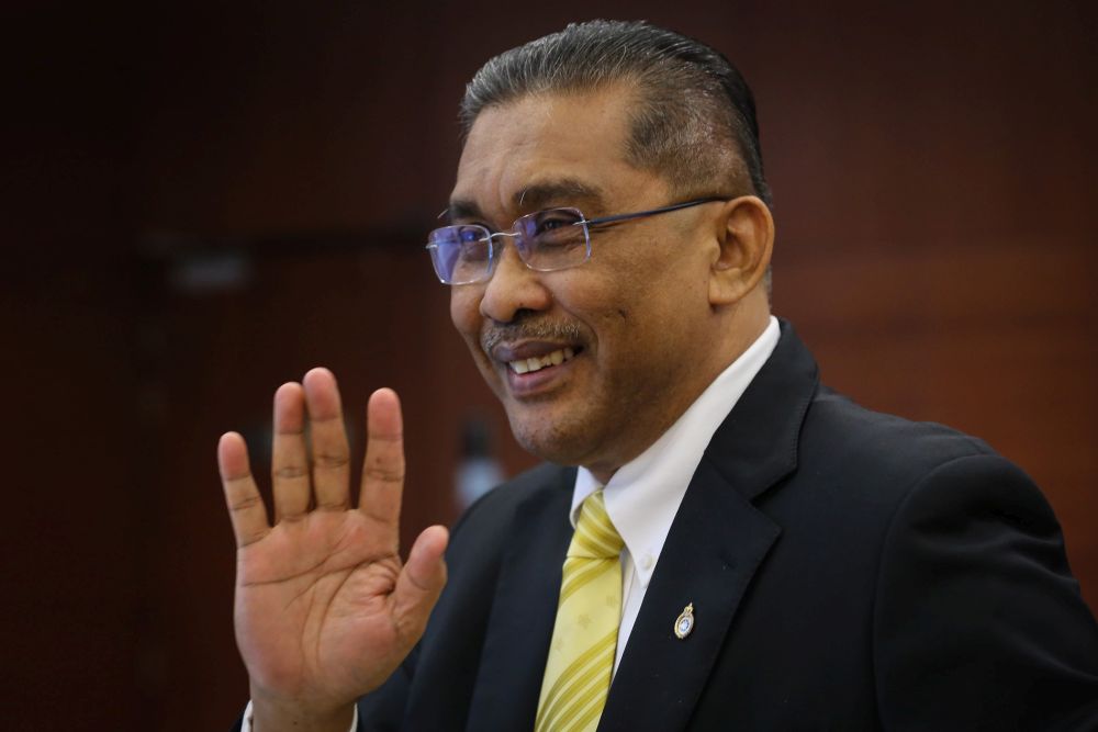 Minister in the Prime Minister's Department Datuk Takiyuddin Hassan is pictured at Parliament in Kuala Lumpur July 20, 2020. u00e2u20acu201d Picture by Yusof Mat Isann