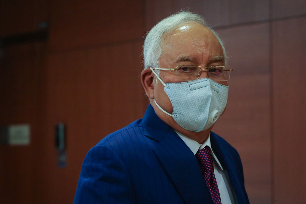 Pekan MP Datuk Seri Najib Razak is pictured at Parliament in Kuala Lumpur July 20, 2020. u00e2u20acu201d Picture by Yusof Mat Isa