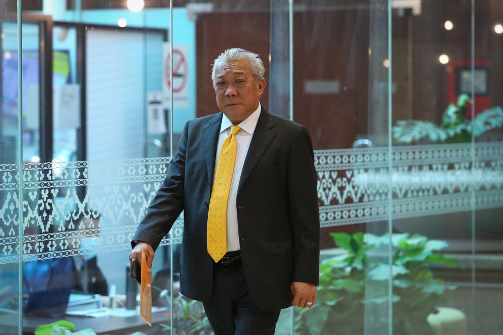 Kinabatangan MP Datuk Seri Bung Moktar Radin is pictured at Parliament in Kuala Lumpur July 20, 2020. u00e2u20acu201d Picture by Yusof Mat Isann