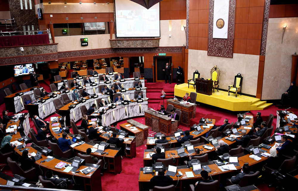 The Selangor State Legislative Assembly sitting in Shah Alam July 13, 2020. u00e2u20acu201d Bernama picn