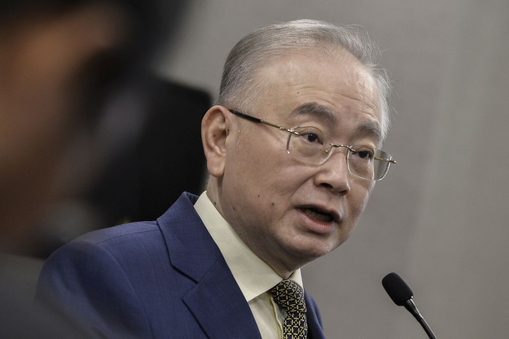 Transport Minister Datuk Seri Wee Ka Siong speaks during a press conference at Parliament in Kuala Lumpur July 15, 2020. u00e2u20acu201d Picture by Miera Zulyana