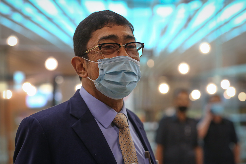 Deputy Communications and Multimedia Minister Datuk Zahidi Zainul Abidin is pictured at Parliament in Kuala Lumpur August 3, 2020. u00e2u20acu201d Picture by Yusof Mat Isa