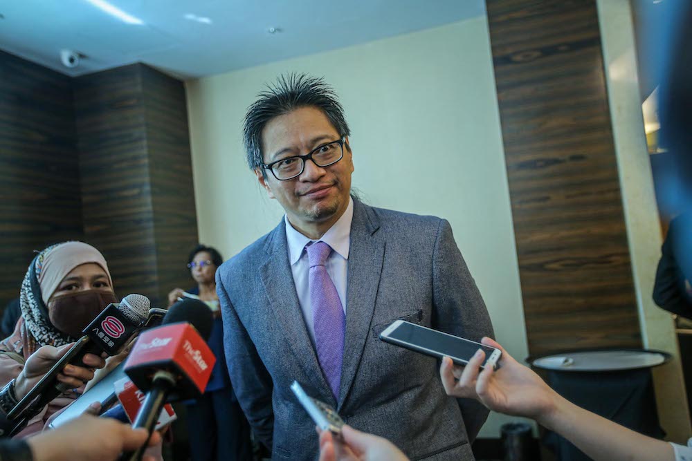 Election Commission deputy chairman Azmi Sharom speaks to the media at at the Bersih workshop in Impiana Hotel, Kuala Lumpur August 4, 2020. u00e2u20acu201d Picture by Hari Anggara