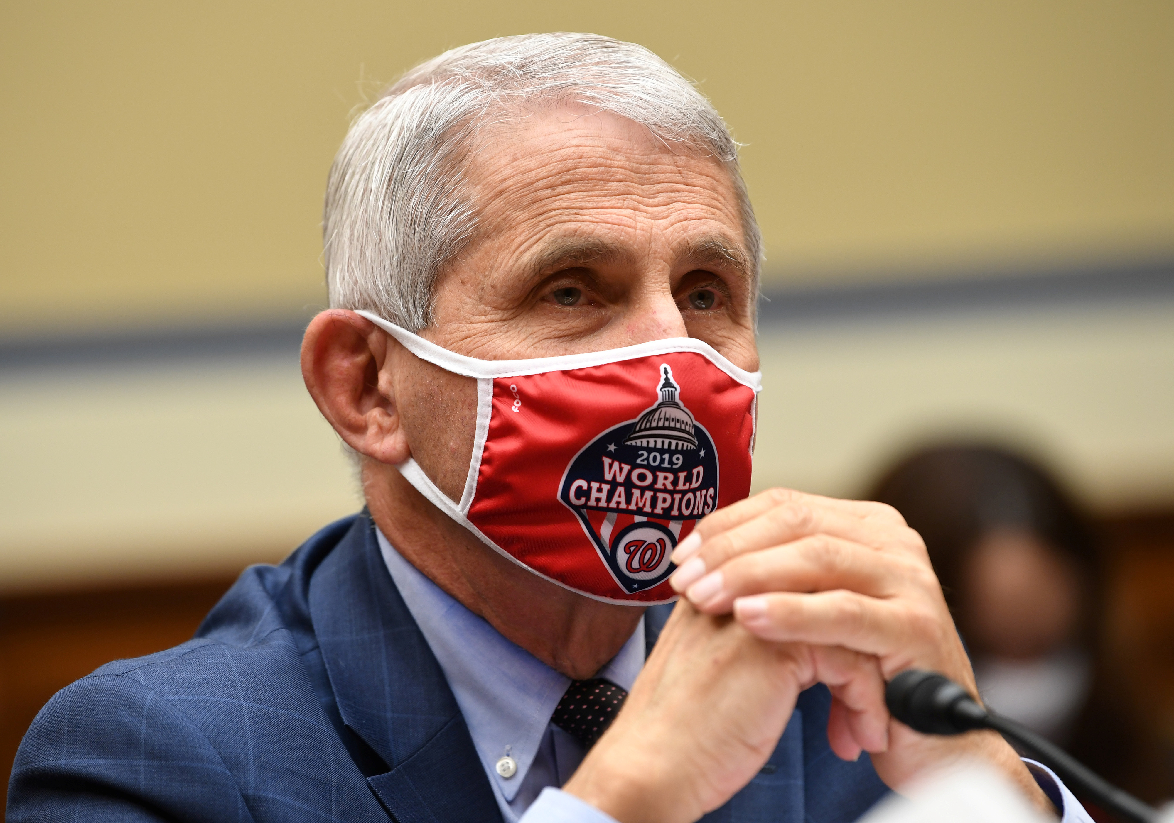Dr Anthony Fauci, director of the National Institute for Allergy and Infectious Diseases, arrives to testify before the House Select Subcommittee on the Coronavirus Crisis hearing in Washington, DC July 31, 2020. u00e2u20acu201d Kevin Dietsch/Pool handout via Reuters