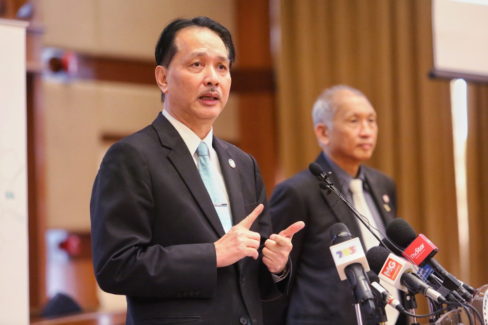 Health director-general Datuk Dr Noor Hisham Abdullah speaks at a press conference on Covid-19 in Putrajaya August 3, 2020. u00e2u20acu201d Picture by Choo Choy May