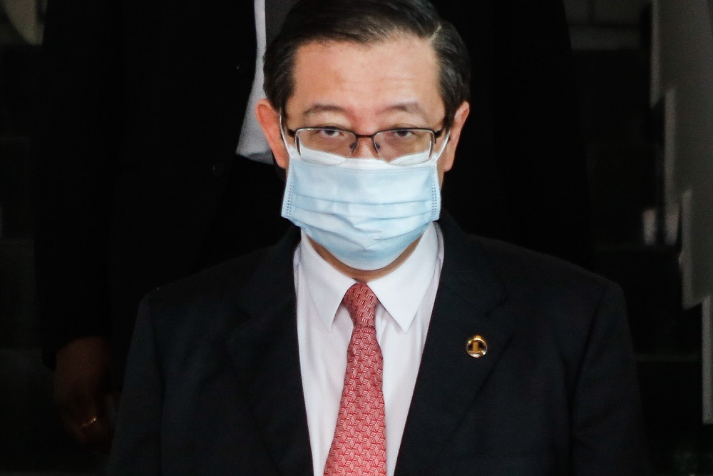 Lim Guan Eng exits the Butterworth Court Complex August 10, 2020. u00e2u20acu201d Picture by Sayuti Zainudin