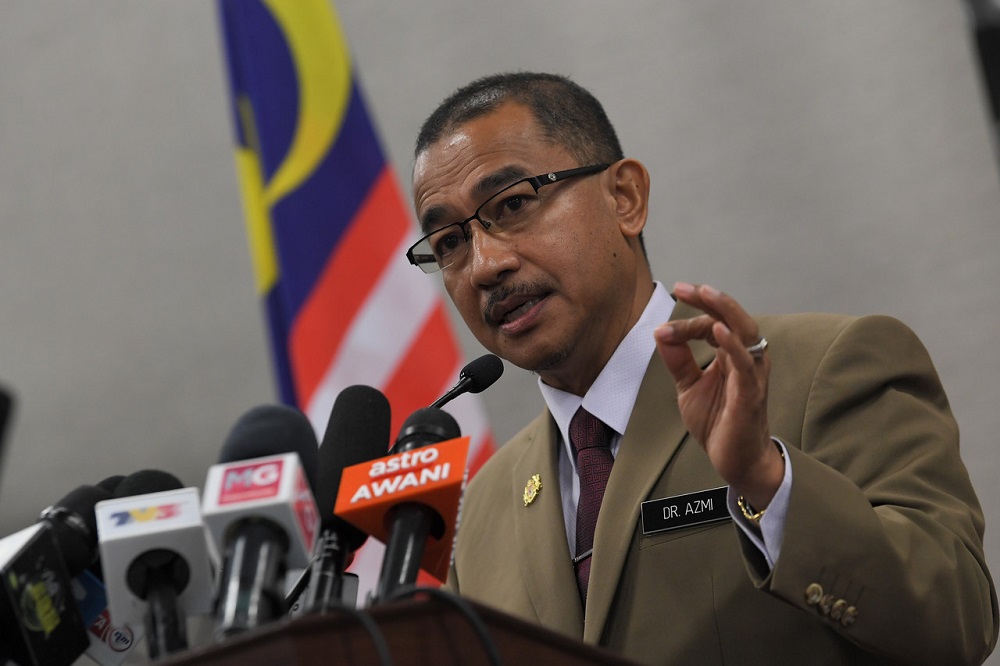 Deputy Health Minister Datuk Dr Noor Azmi Ghazali speaks during a press conference at the Parliament building in Kuala Lumpur July 22, 2020. u00e2u20acu201d Bernama pic