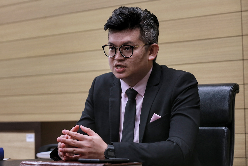 Bandar Kuching MP Kelvin Yii Lee Wuen during an interview with Malay Mail at Parliament August 25, 2020. u00e2u20acu201d Picture by Ahmad Zamzahuri