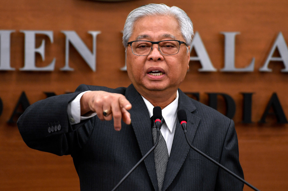 Senior Minister (Security Cluster) Datuk Seri Ismail Sabri Yaakob during a press conference at Parliament House in Kuala Lumpur, August 10, 2020. u00e2u20acu201d Bernama pic 