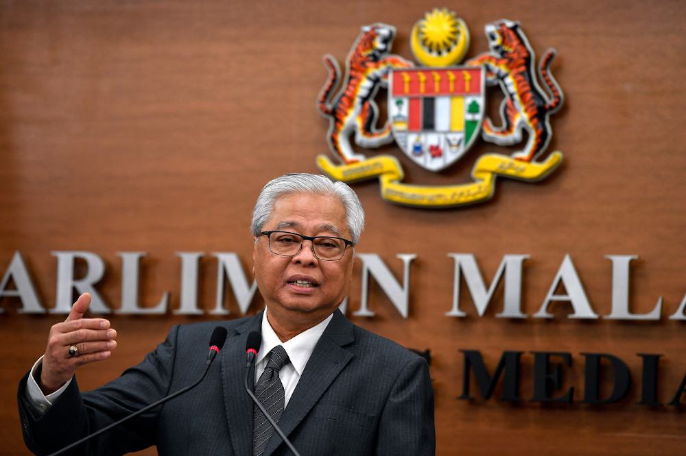 Senior Minister (Security Cluster) Datuk Seri Ismail Sabri Yaakob during a press conference at Parliament House in Kuala Lumpur, August 10, 2020. u00e2u20acu201d Bernama pic 