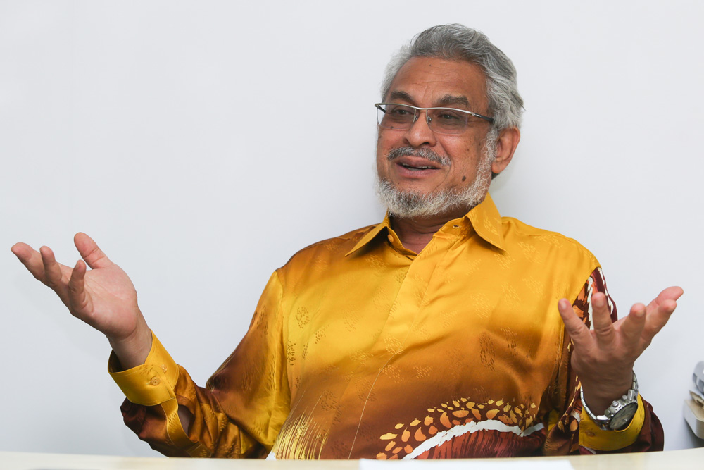 Shah Alam MP Khalid Abdul Samad speaks during an interview August 7, 2020. u00e2u20acu201d Picture by Choo Choy May 