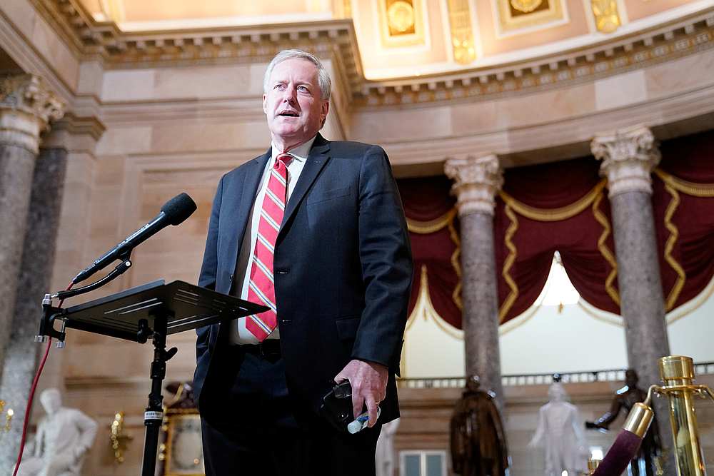 White House Chief of Staff Mark Meadows speaks to reporters in the US Capitol in Washington July 29, 2020. u00e2u20acu201d Reuters pic