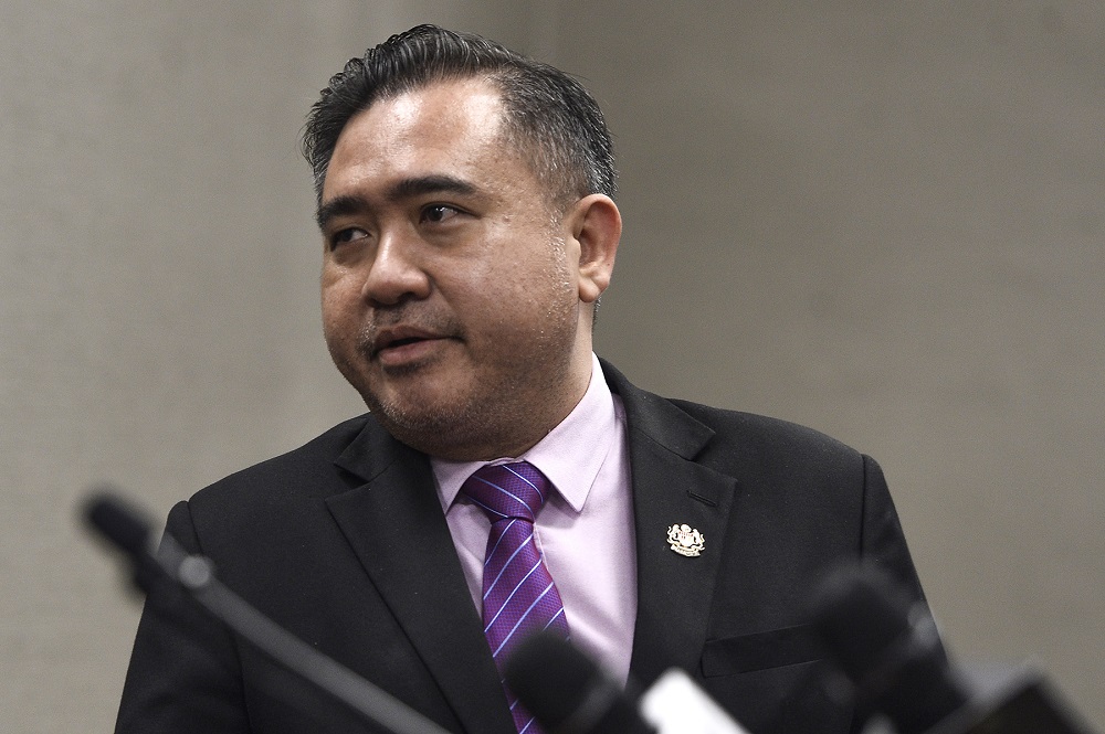 Anthony Loke speaks during a press conference at Parliament in Kuala Lumpur August 18, 2020. u00e2u20acu2022 Picture by Miera Zulyana