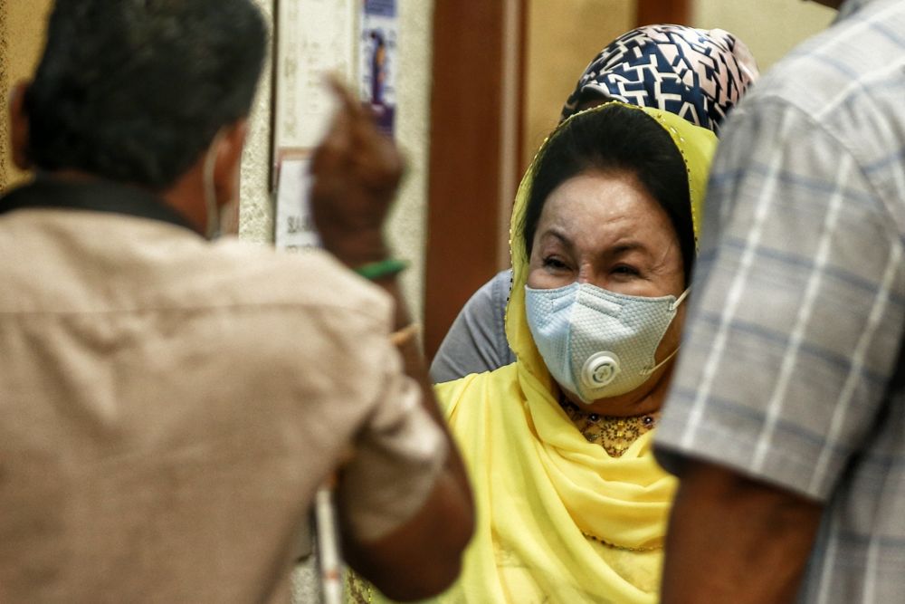 Datin Seri Rosmah Mansor is pictured at the Kuala Lumpur High Court August 6, 2020. u00e2u20acu2022 Picture by Ahmad Zamzahurinn