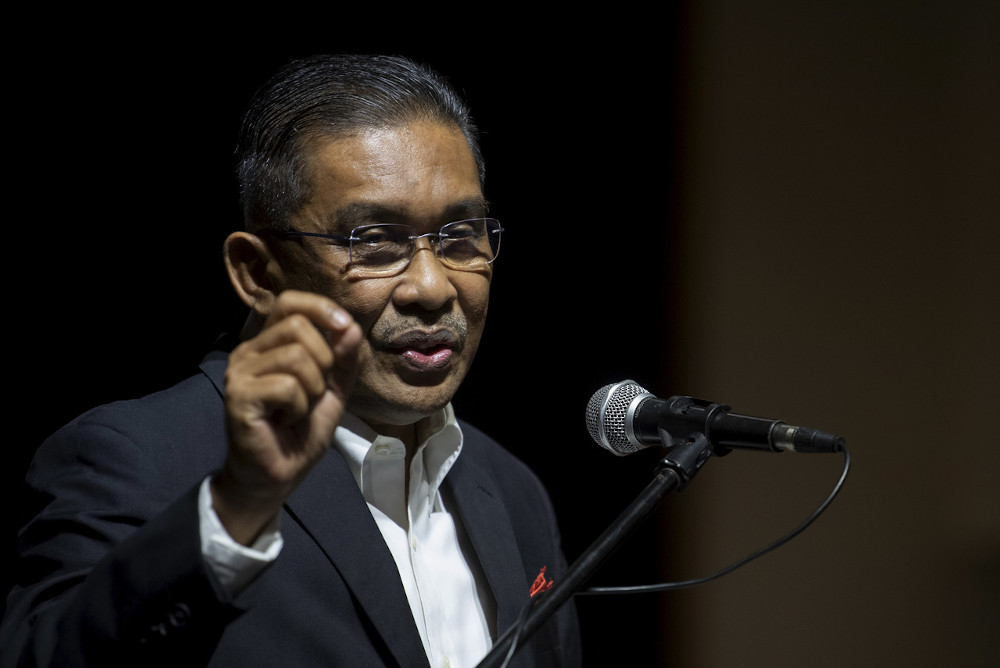 De facto law minister Datuk Takiyuddin Hassan speaks in Kota Baru, Kelantan, August 8, 2020. u00e2u20acu201d Bernama pic