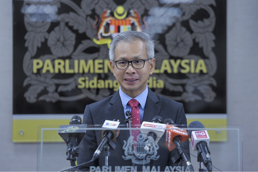 Damansara MP Tony Pua speaks during a press conference at Parliament in Kuala Lumpur August 5, 2020. u00e2u20acu201d Picture by Shafwan Zaidon