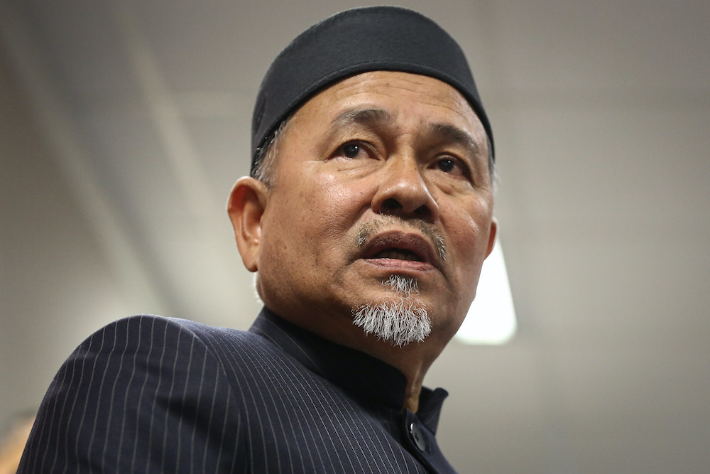 Environment and Water Minister Datuk Tuan Ibrahim Tuan Man speaks during a press conference at its ministry in Putrajaya September 14, 2020. u00e2u20acu201d Picture by Yusof Mat Isa 