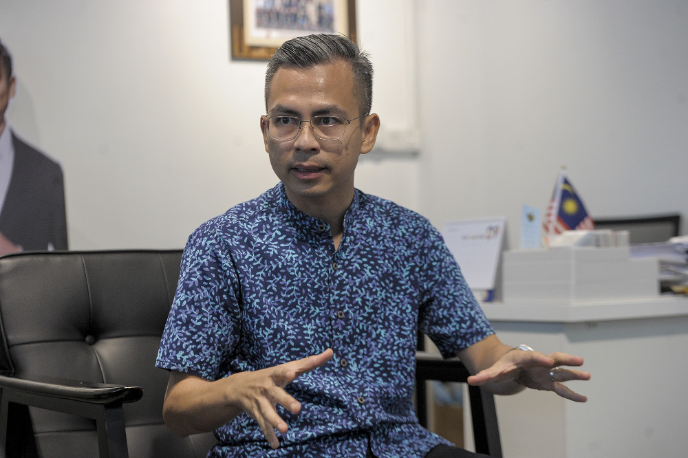Lembah Pantai MP Fahmi Fadzil speaks to the reporter during the interview session with Malay Mail in Bangsar September 11, 2020. u00e2u20acu201d Picture by Shafwan Zaidon