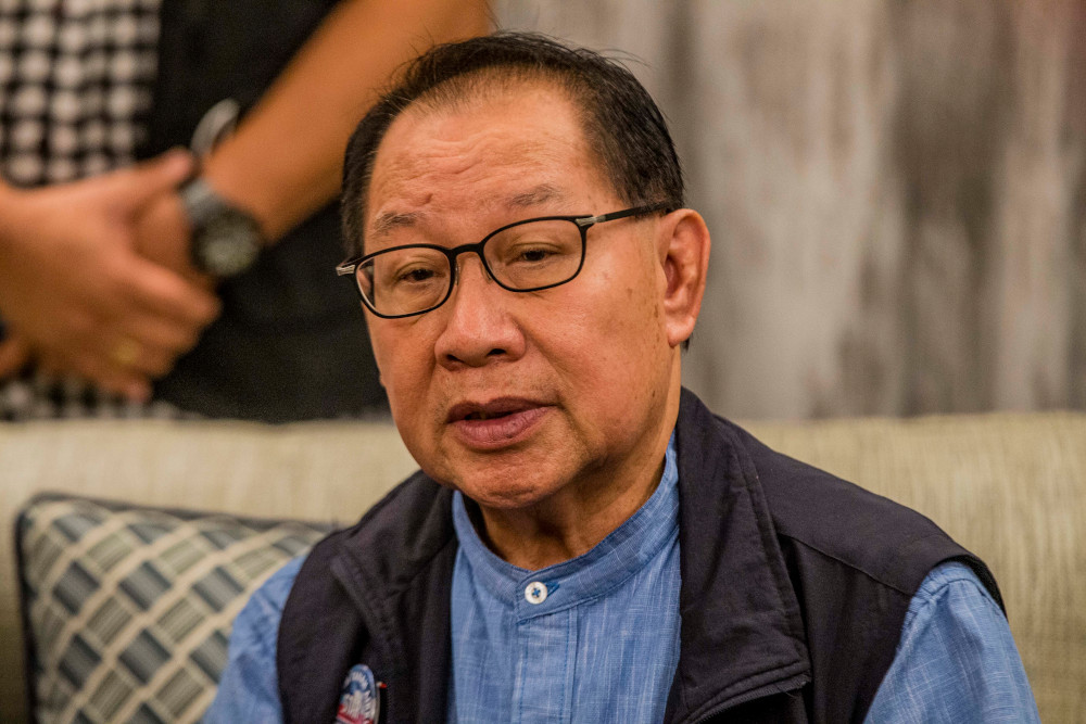 Sabah Parti Solidariti Tanah Airku (STAR) president Datuk Jeffrey Kitingan speaks during a press conference in Kota Kinabalu, Sabah September 22, 2020. u00e2u20acu201d Picture by Firdaus Latif