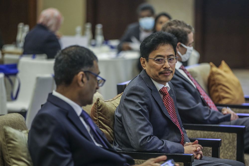 MACC chief commissioner Datuk Seri Azam Baki attends a Transparency International forum at the Grand Hyatt Kuala Lumpur September 15, 2020. u00e2u20acu201d Picture by Hari Anggara