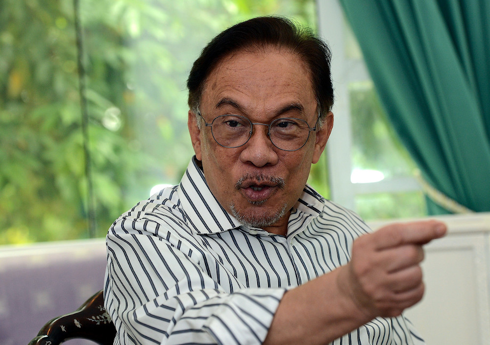 PKR president Datuk Seri Anwar Ibrahim in an interview with Bernama in Petaling Jaya September 11, 2020. u00e2u20acu201d Bernama pic 