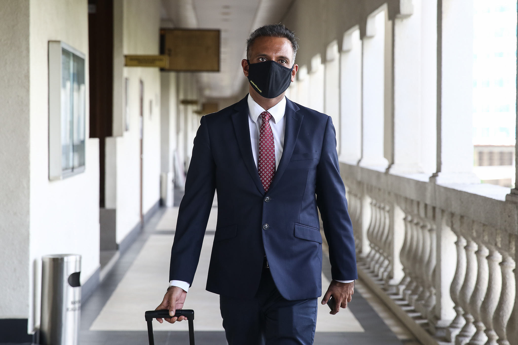 Lawyer Ramkarpal Singh is pictured at the Kuala Lumpur High Court September 9, 2020. u00e2u20acu201d Picture by Yusof Mat Isa