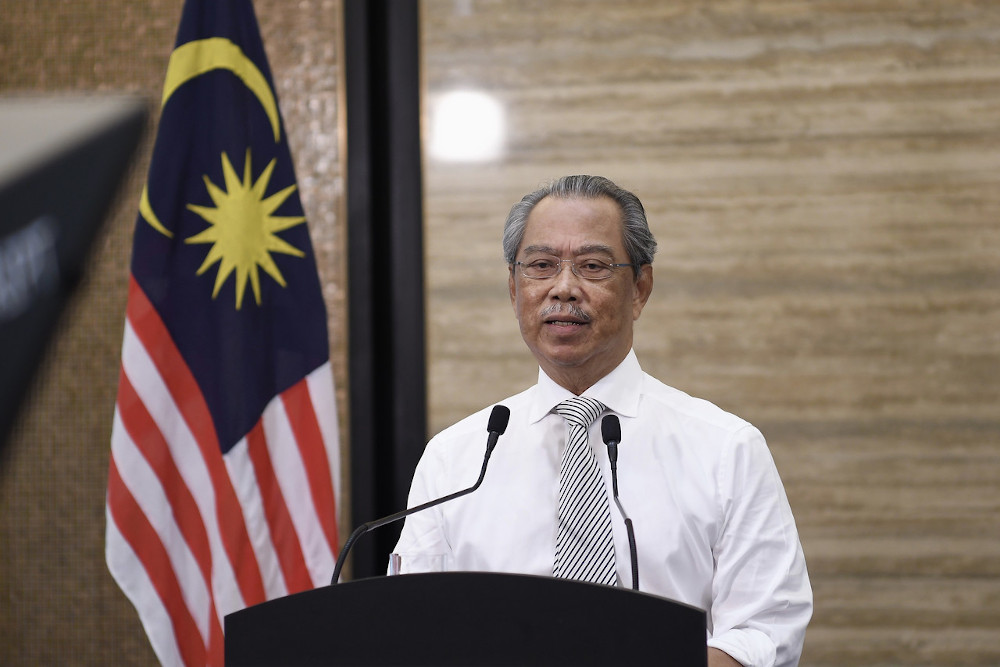 Prime Minister Tan Sri Muhyiddin Yassin when delivering the u00e2u20acu02dcKita Prihatinu00e2u20acu2122 special address in Putrajaya, September 23, 2020. u00e2u20acu201d Bernama pic