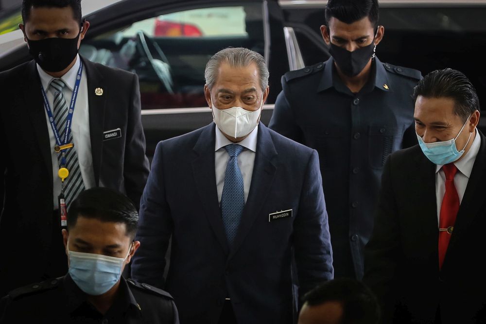 Prime Minister Tan Sri Muhyiddin Yassin attends a Perikatan Nasional event at Universiti Malaya, Kuala Lumpur September 1, 2020. u00e2u20acu2022 Picture by Yusof Mat Isa