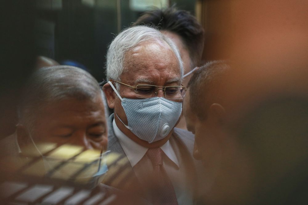 Datuk Seri Najib Razak is pictured at the Kuala Lumpur High Court on September 3, 2020. u00e2u20acu2022 Picture by Ahmad Zamzahuri