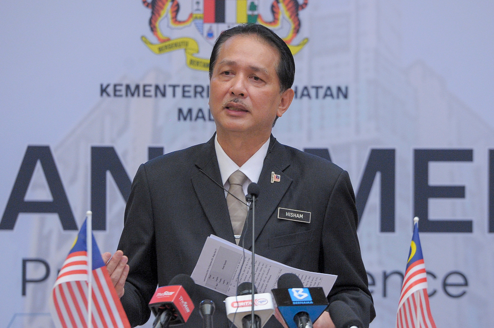 Health director-general Tan Sri Dr Noor Hisham Abdullah speaks at a press conference in Putrajaya September 10, 2020. u00e2u20acu201d Picture by Shafwan Zaidon