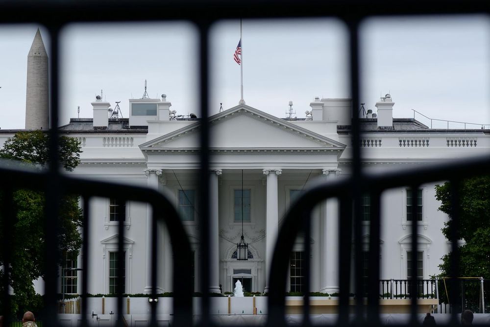 The White House is seen through a metal gate in Washington, US, October 6, 2019. u00e2u20acu201d Reuters pic