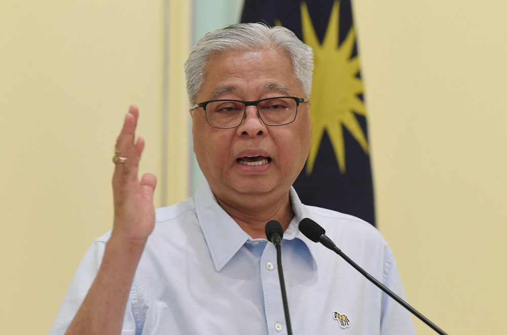 Senior Minister Datuk Seri Ismail Sabri Yaakob during a press conference at the Perdana Putra building in Kuala Lumpur October 3, 2020. u00e2u20acu201d Bernama pic