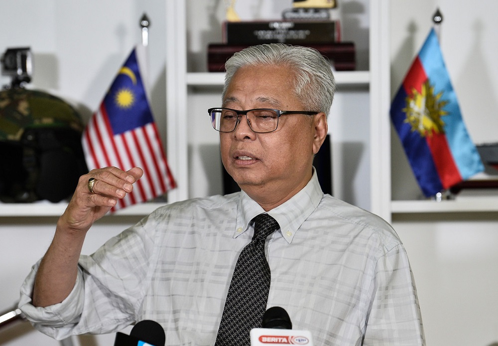 Senior Minister Datuk Seri Ismail Sabri Yaakob at a media conference in Putrajaya October 28, 2020. u00e2u20acu201d Bernama pic