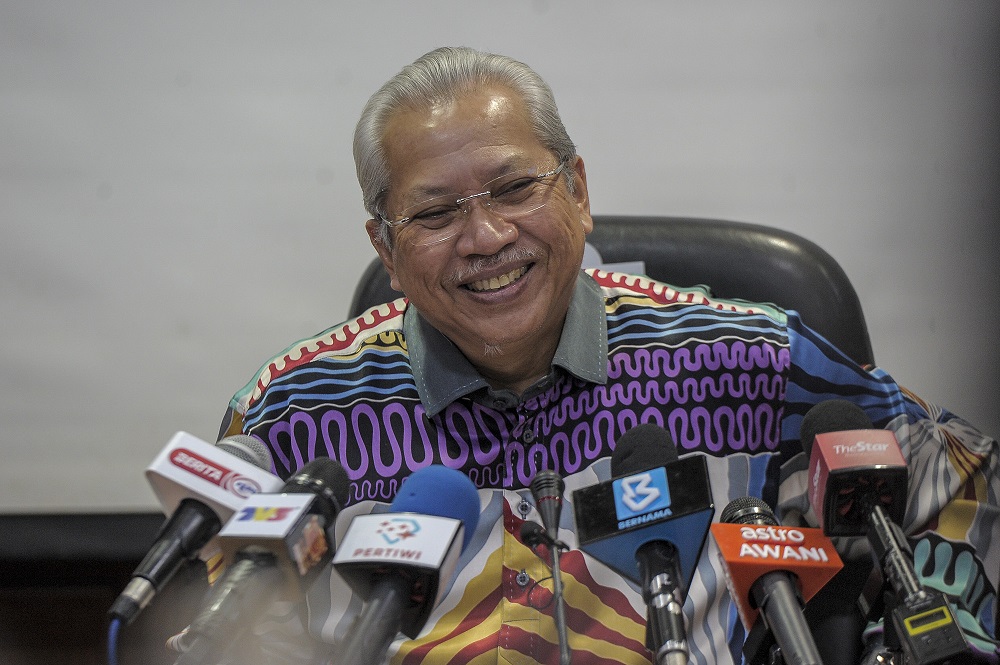 Federal Territories Minister Tan Sri Annuar Musa speaks during a press conference at Menara Seri Wilayah in Putrajaya October 15, 2020. u00e2u20acu201d Picture by Shafwan Zaidon