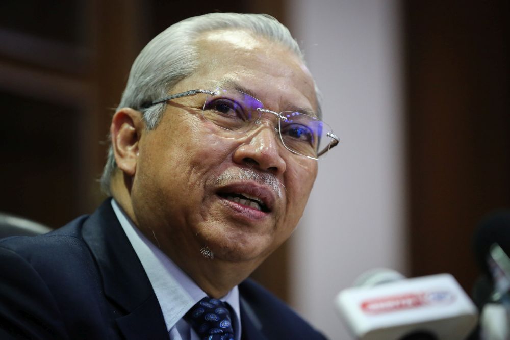 Federal Territories Minister Tan Sri Annuar Musa speaks during a press conference at Menara Seri Wilayah in Putrajaya October 1, 2020. u00e2u20acu201d Picture by Yusof Mat Isann