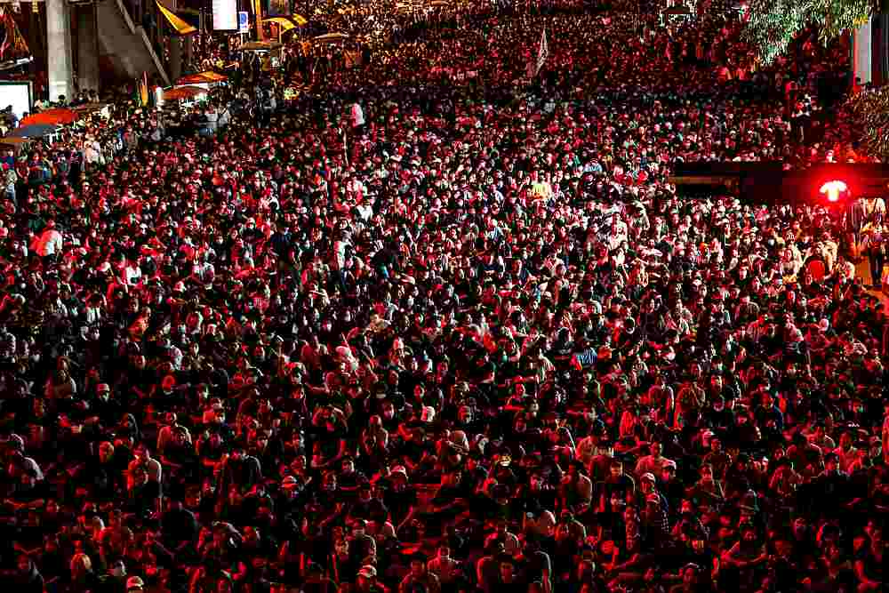 Pro-democracy protesters gather demanding the government resign and release detained leaders in Bangkok, Thailand October 15, 2020. u00e2u20acu201d Reuters pic