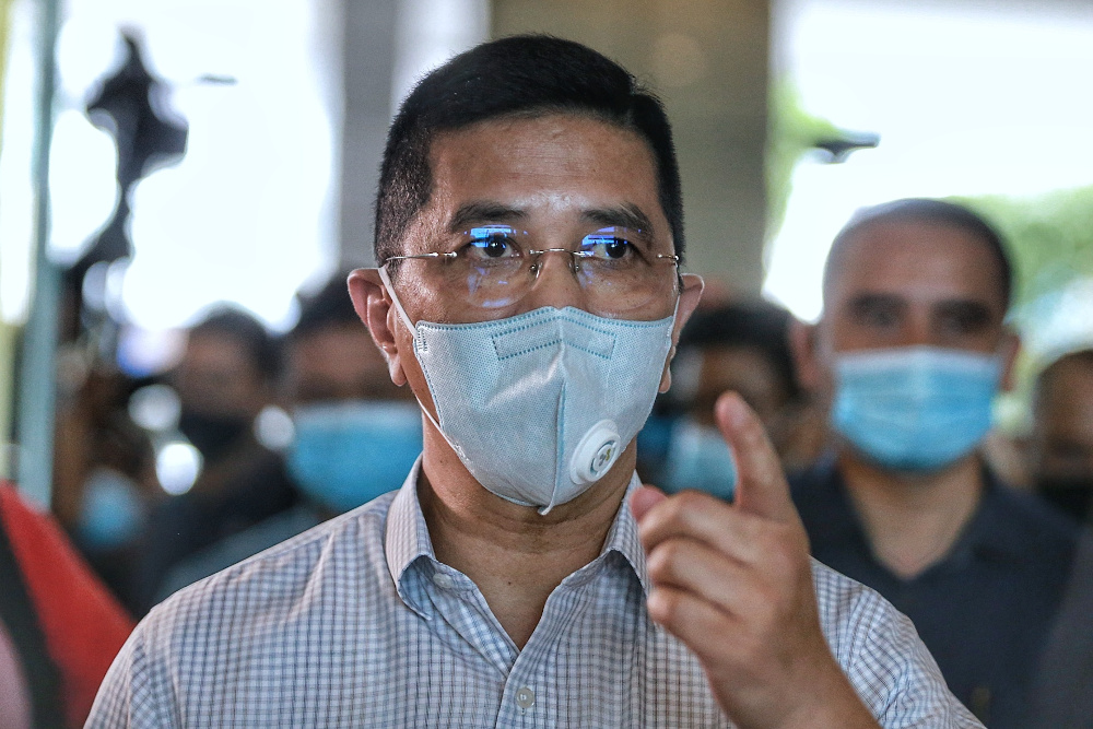 Datuk Seri Azmin Ali is pictured after a Perikatan Nasional meeting at the Hilton hotel in Kuala Lumpur November 1, 2020. u00e2u20acu201d Picture by Ahmad Zamzahuri