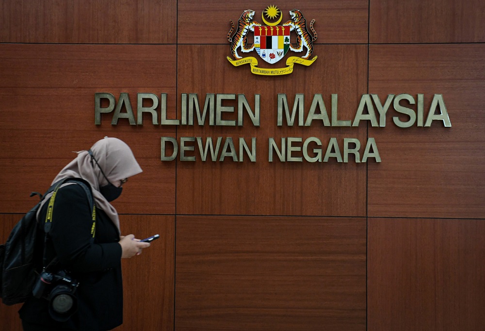 A general view of the Parliament lobby in Kuala Lumpur November 2, 2020. u00e2u20acu201d Bernama pic