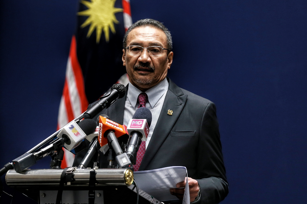 Foreign Minister Datuk Seri Hishammuddin Hussein speaks during the 8th US-Asean Summit in Kuala Lumpur November 15, 2020. u00e2u20acu2022 Picture by Ahmad Zamzahuri