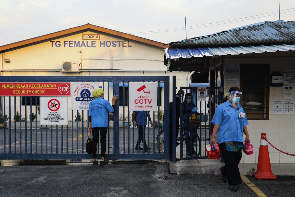 A general view of Top Glove Corporation Berhadu00e2u20acu2122s female staff dormitories in Klang November 16, 2020. u00e2u20acu201d Picture by Yusof Mat Isa  