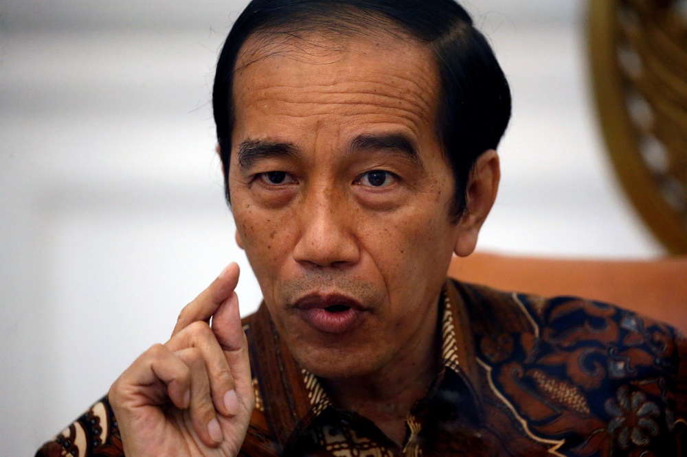 Indonesian President Joko Widodo gestures during an interview with Reuters at the presidential palace in Jakarta November 13, 2020. u00e2u20acu2022 Reuters pic