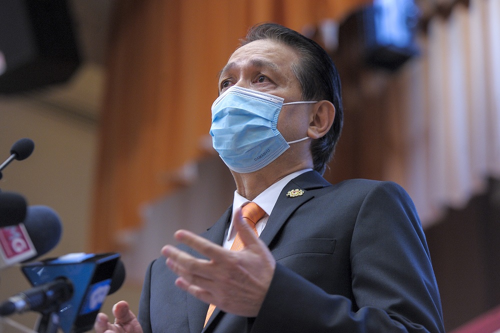 Health director-general Tan Sri Dr Noor Hisham Abdullah speaks during a press conference in Putrajaya November 25, 2020. u00e2u20acu2022 Picture by Shafwan Zaidon