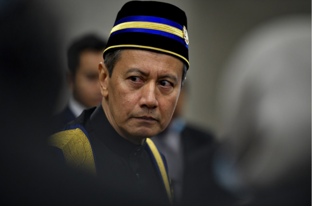 Dewan Rakyat Speaker Datuk Azhar Azizan Harun attends a press conference at the Parliament in Kuala Lumpur July 13, 2020. u00e2u20acu201d Bernama pic