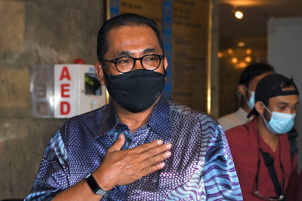 Umno deputy president Datuk Seri Mohamed Khaled Nordin attends a meeting for Barisan Nasional MPs at Putra World Trade Centre in Kuala Lumpur October 26, 2020. u00e2u20acu201d Bernama pic