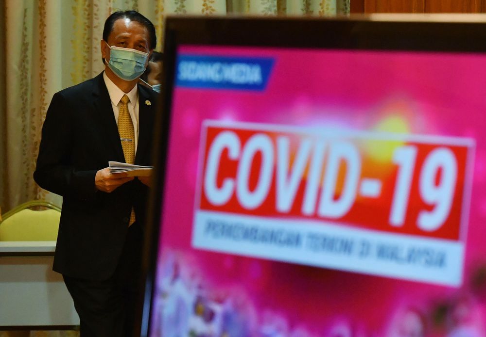 Director General of Health, Tan Sri Dr Noor Hisham Abdullah at a daily press conference related to Covid-19 infection at the Ministry of Health December 23, 2020. u00e2u20acu201d Bernama pic