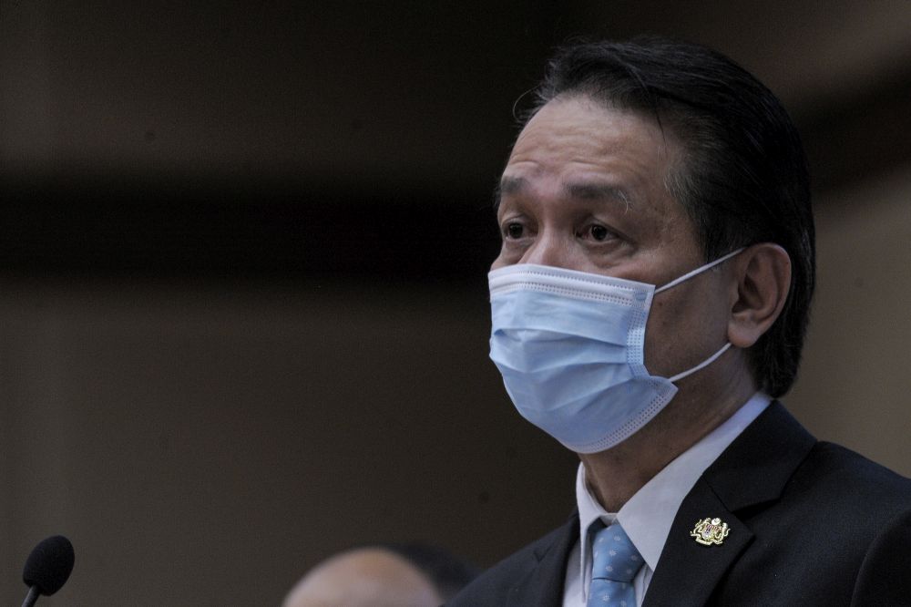 Health director-general Tan Sri Dr Noor Hisham Abdullah speaks during a press conference in Putrajaya December 2, 2020. u00e2u20acu201d Picture by Shafwan Zaidon