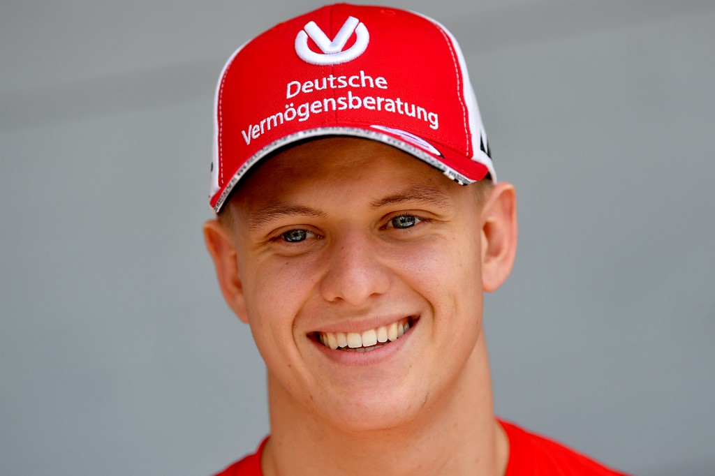In this file photo taken on March 28, 2019 Germanyu00e2u20acu2122s Formula 2 driver Mick Schumacher answers the press ahead of the Formula One Bahrain Grand Prix at the Sakhir circuit in the desert south of the Bahraini capital, Manama. u00e2u20acu201d AFP pic