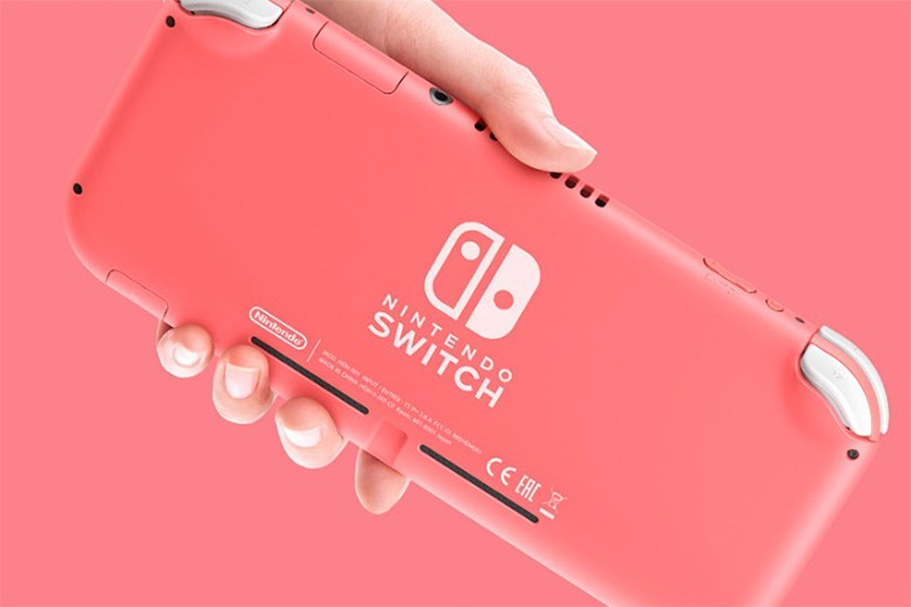 这款Switch Lite充满少女的俏皮感！-图摘自任天堂官网-