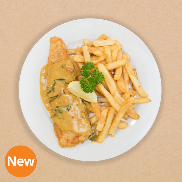 Salted Egg Fish and Chips（11令吉90仙）-图摘自IKEA Malaysia-